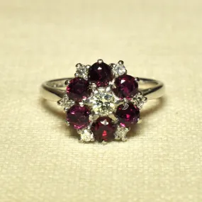 18ct Ruby & Diamond Ring