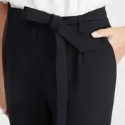 Black Tie Waist Trousers