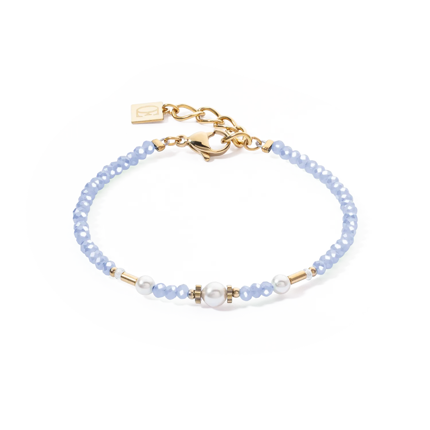 Bracelet Little Twinkle Pearl Mix light blue