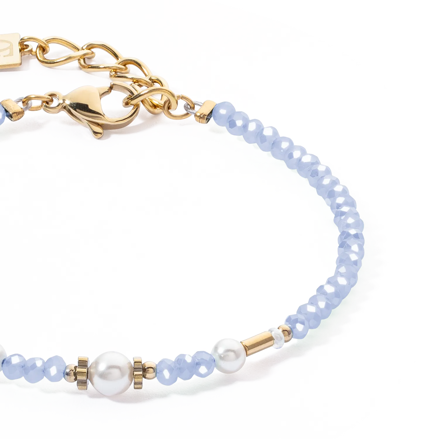 Bracelet Little Twinkle Pearl Mix light blue