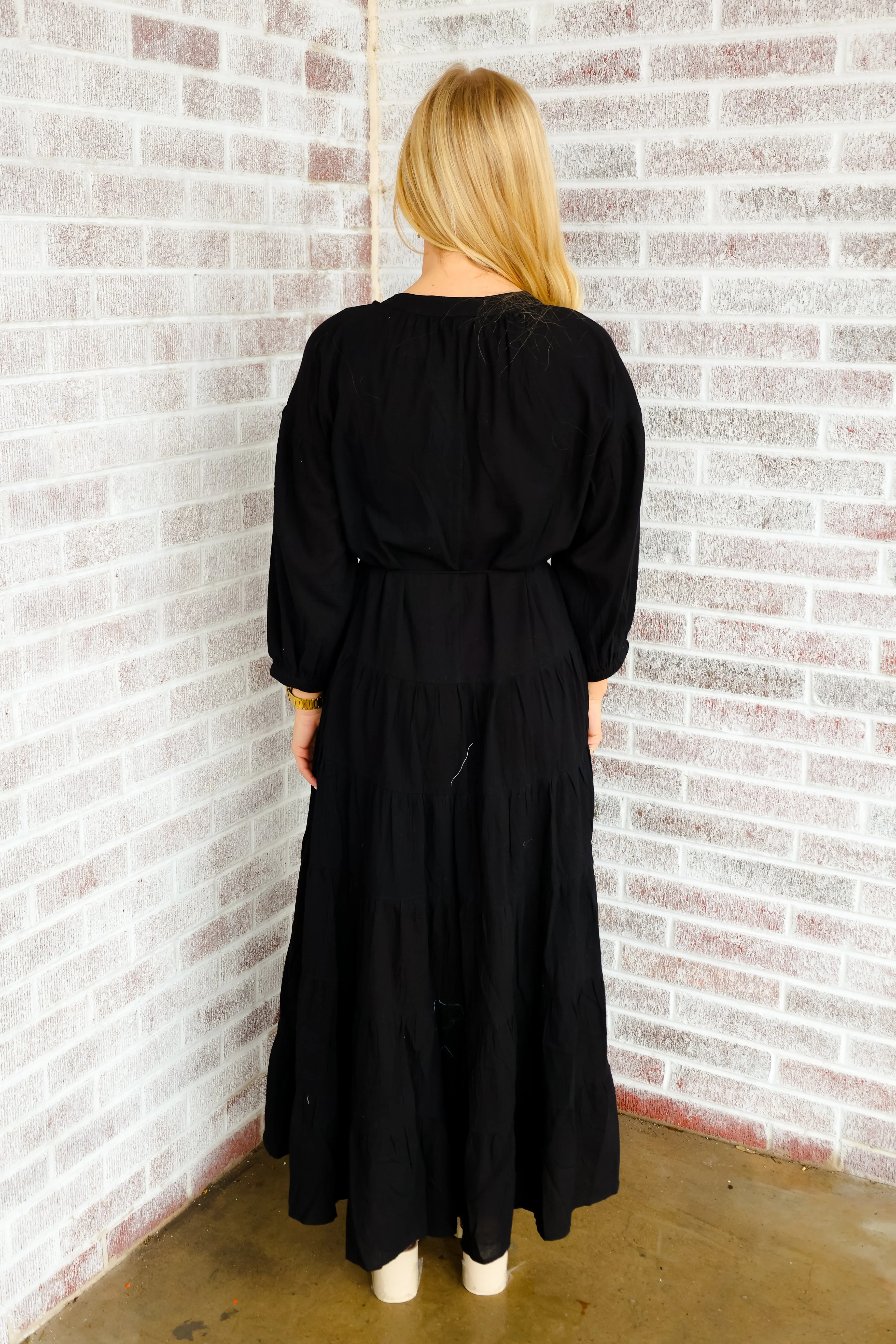 Can't Knock Me Down Button Down Maxi Dress