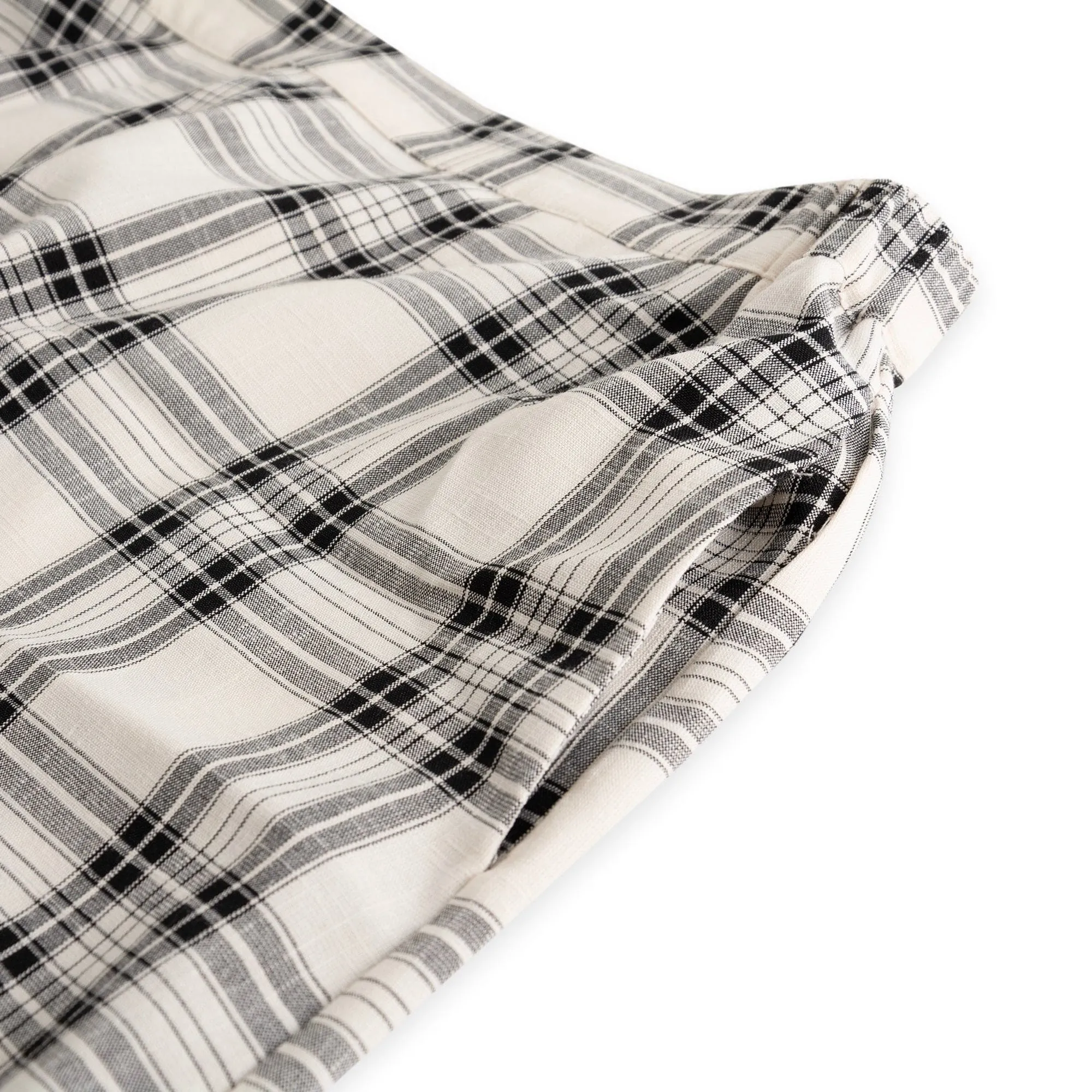 Checks A-Line Skirt