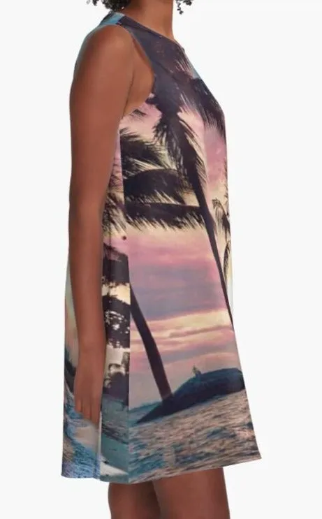 Cowgirl Kim Cancun Sunset A-line Dress - Small Only