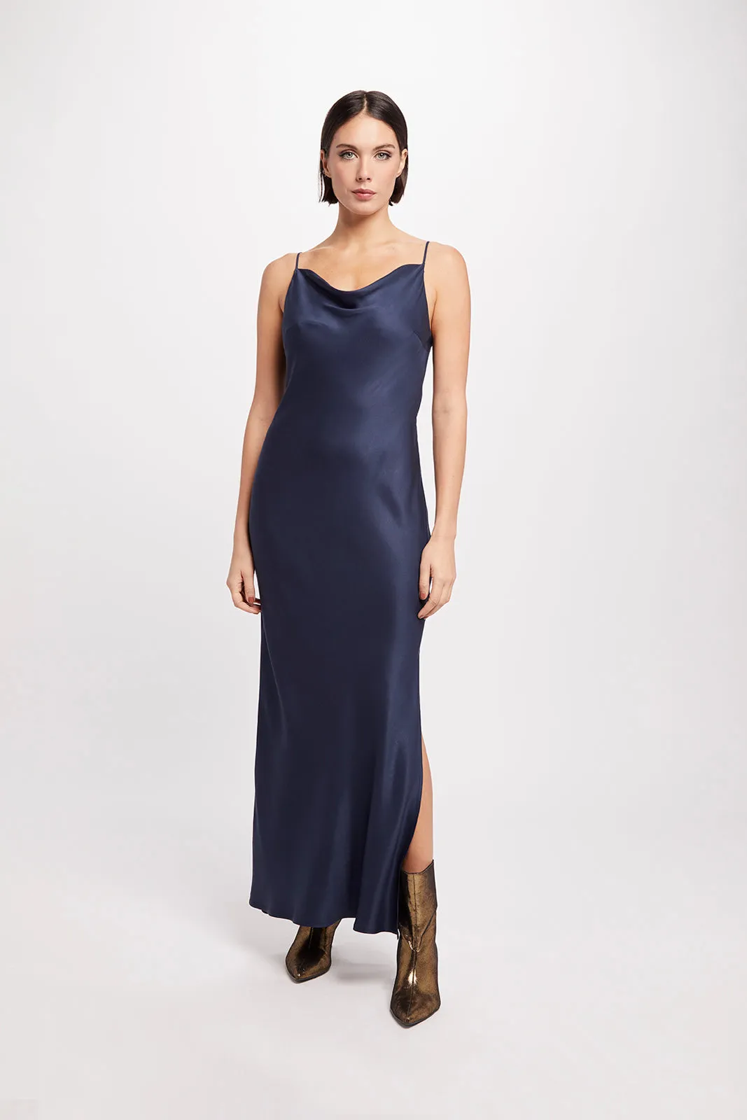 Cowl Neck Gown