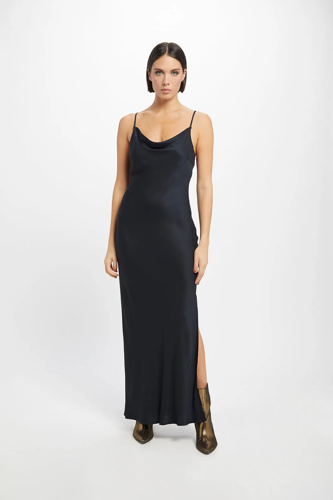 Cowl Neck Gown