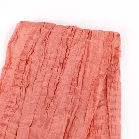 Crinkle Poly Taffeta - Salmon