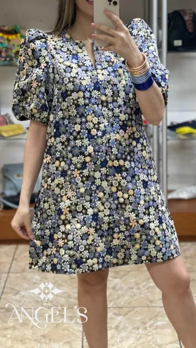 Floral Puff Sleeve Dress