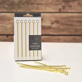 Gold polished Cocktail Picks