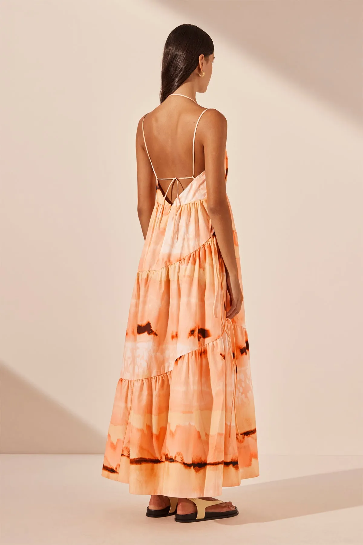 LARISSA TIERED MAXI DRESS