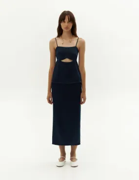 Long Skirt — Navy