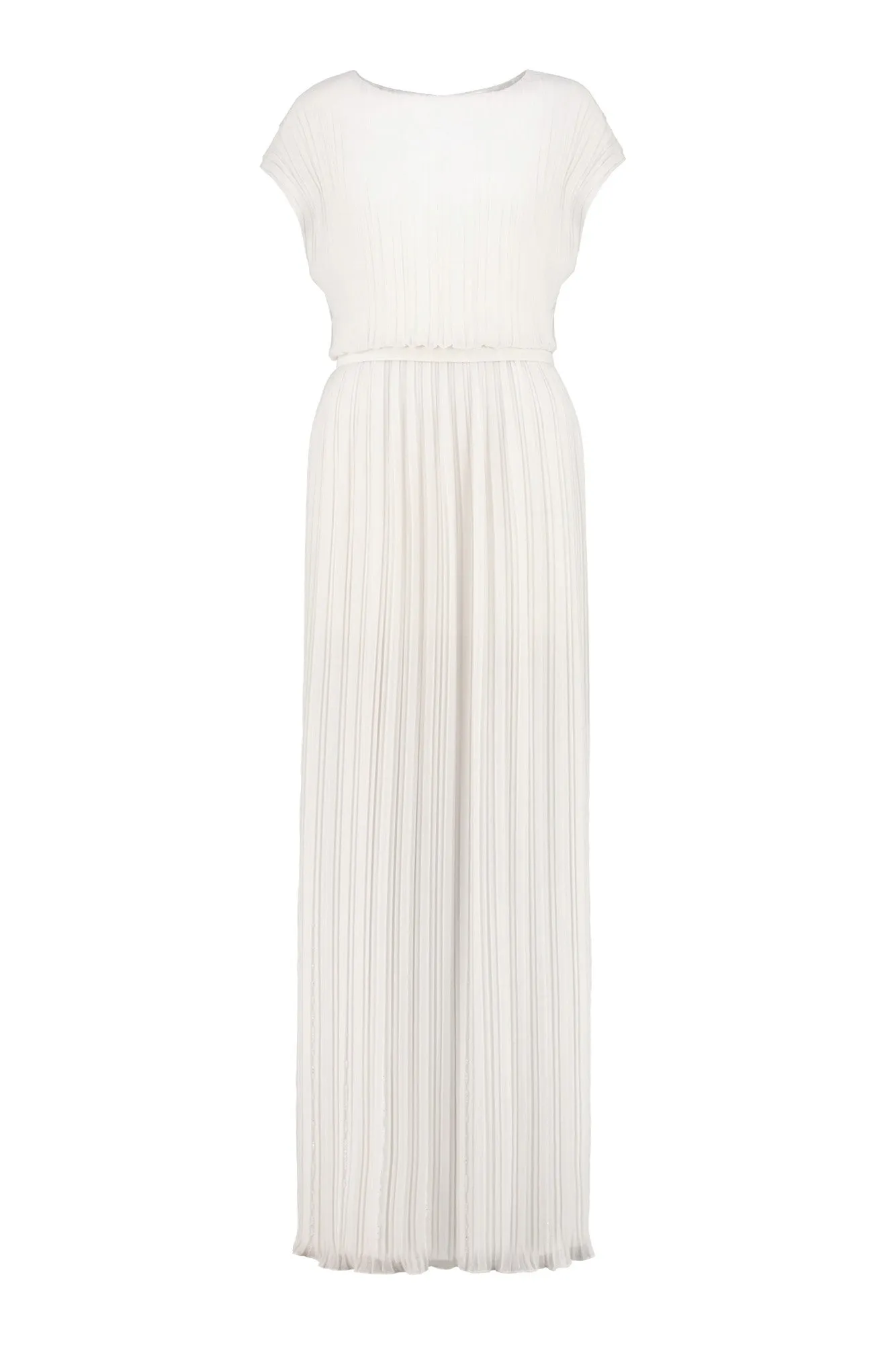 MERREMIA OFF-WHITE PLEATED GOWN