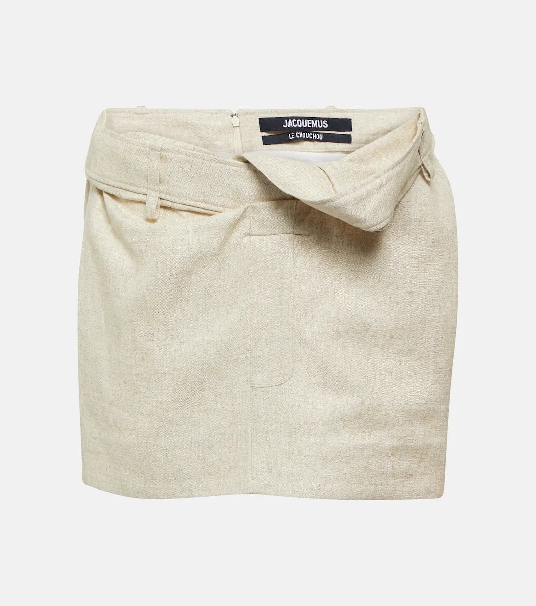 Mini skirt la mini jupe bahia Jacquemus, beige