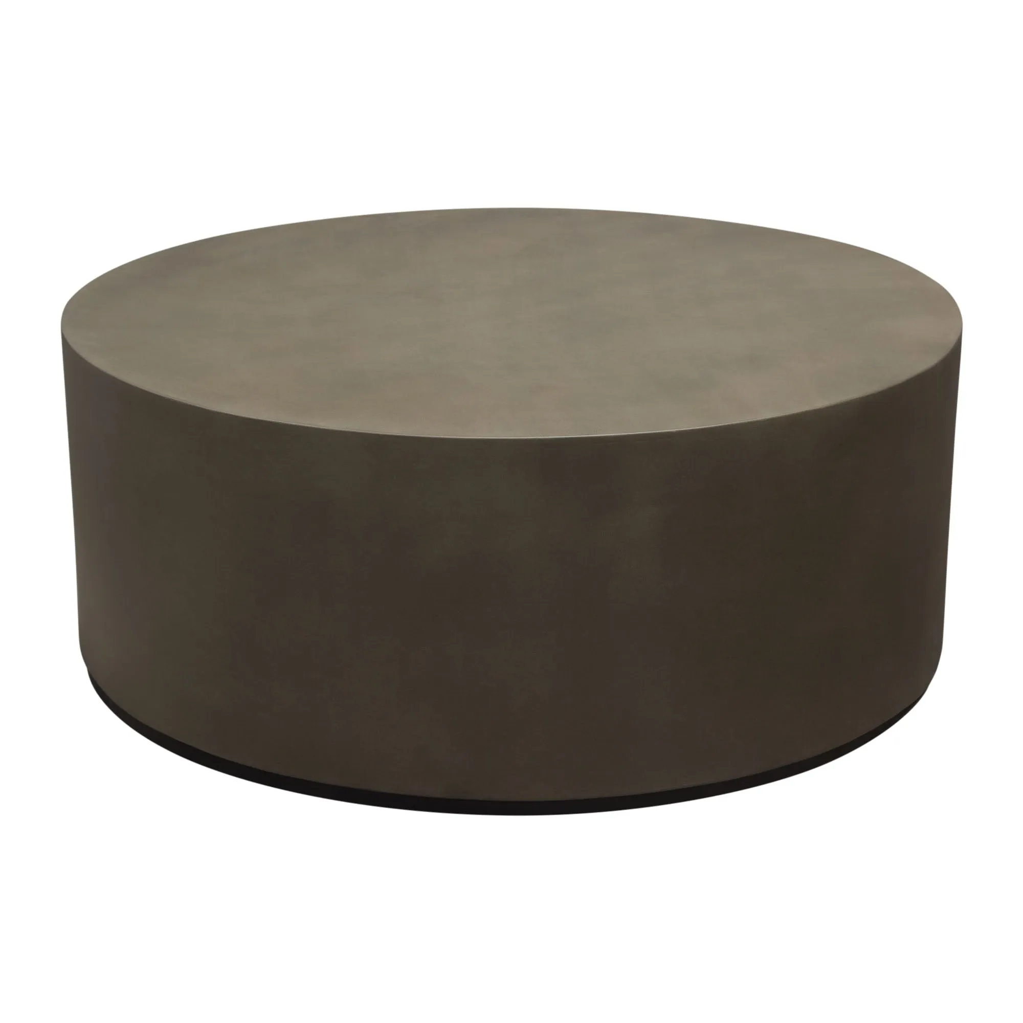 Montage Round Natural Cement Cocktail Table by Diamond Sofa