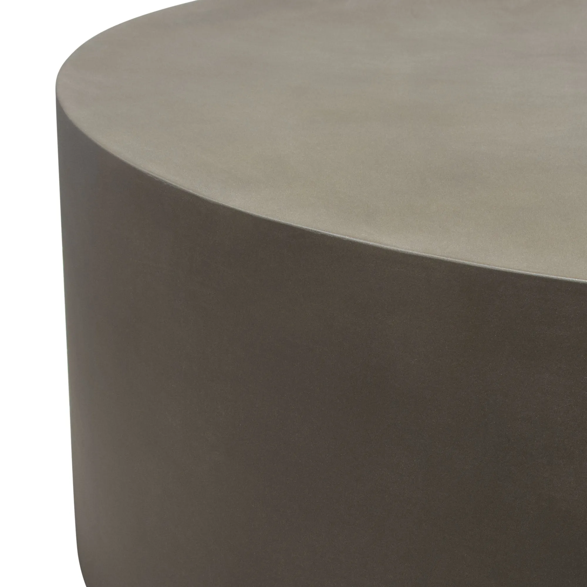 Montage Round Natural Cement Cocktail Table by Diamond Sofa