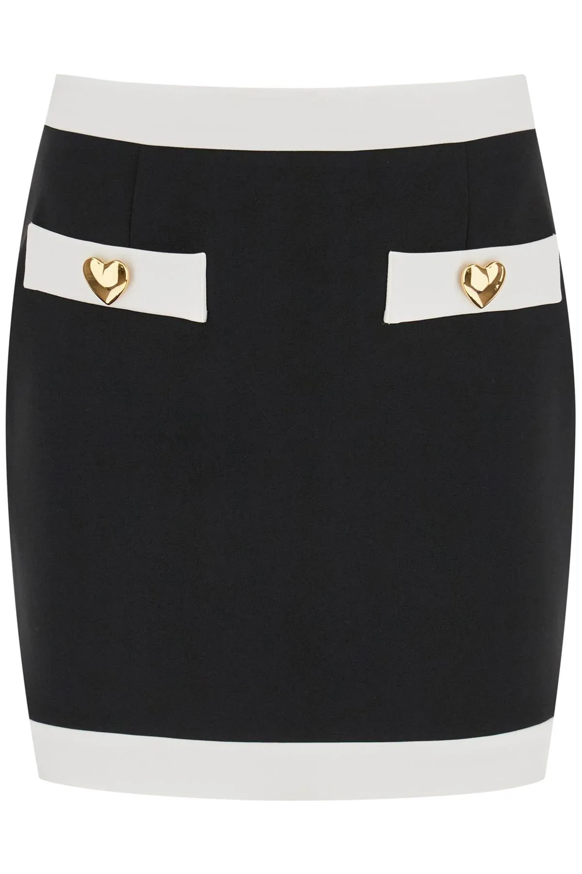 Moschino mini skirt with heart-shaped buttons