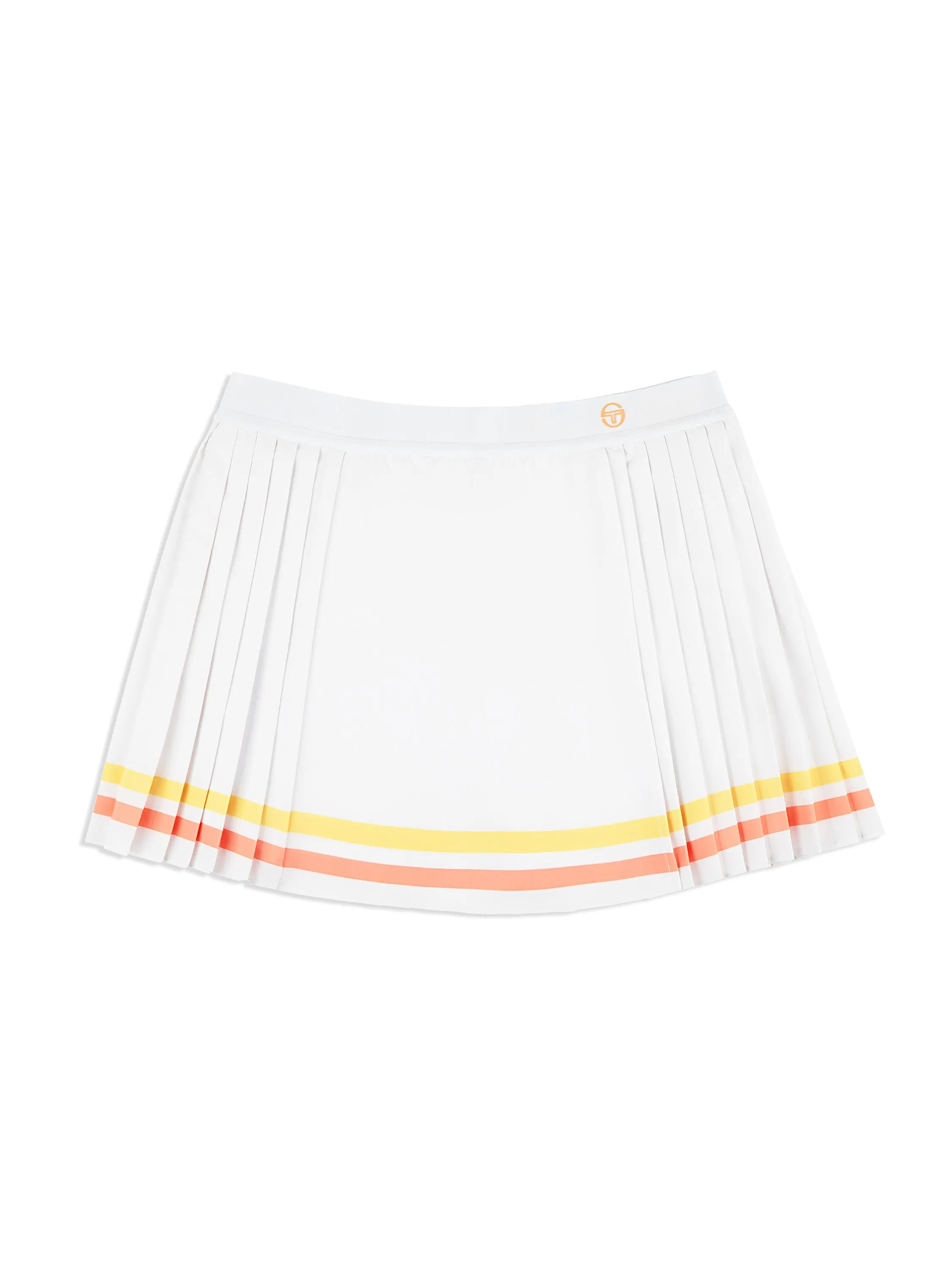 Noale Tennis Wrap Skirt- Brilliant White