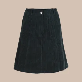 Olga de Polga Jackson Bottle Green Cord Skirt