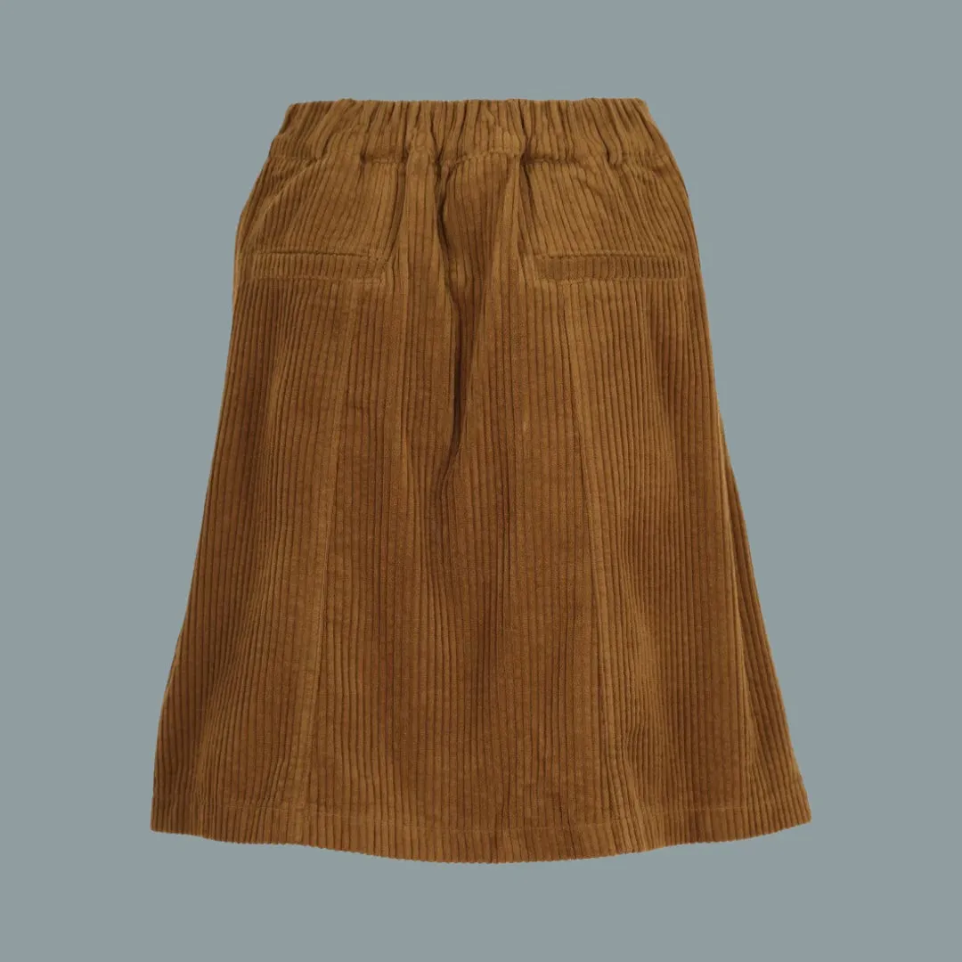 Olga de Polga Jackson Brown Cord Skirt