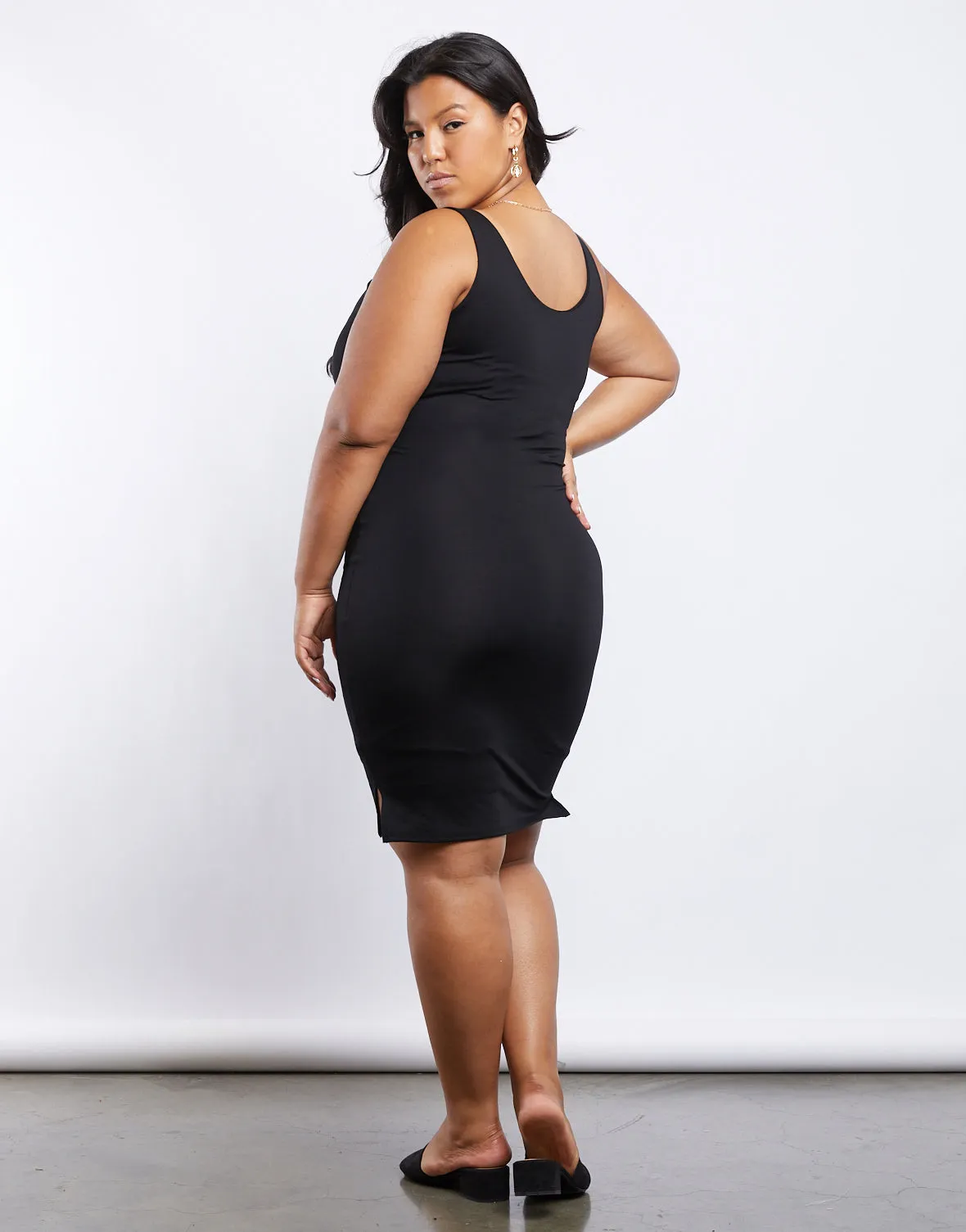 Plus Size Sunny Days Bodycon Dress