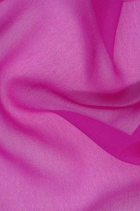 Rose Violet Silk Georgette Fabric