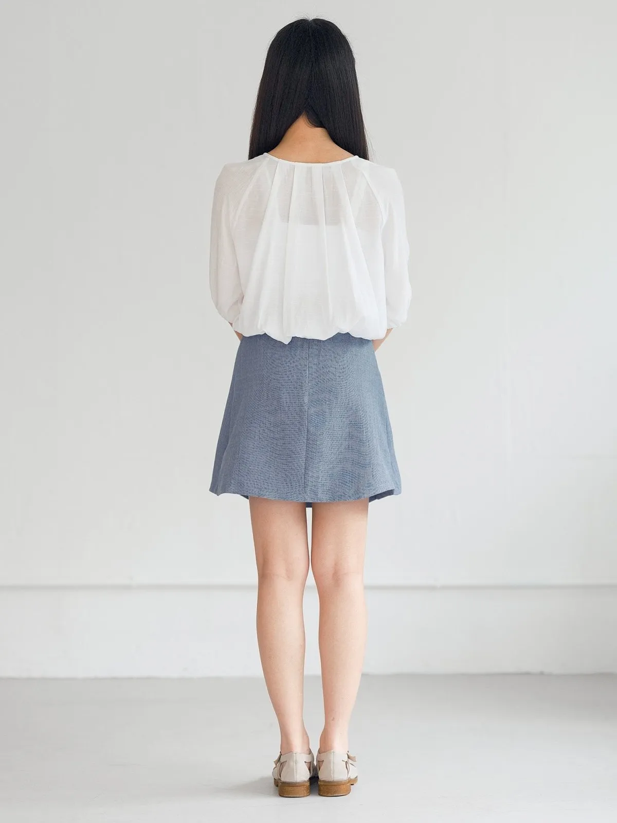 Simea Pleated Mini Skirt*