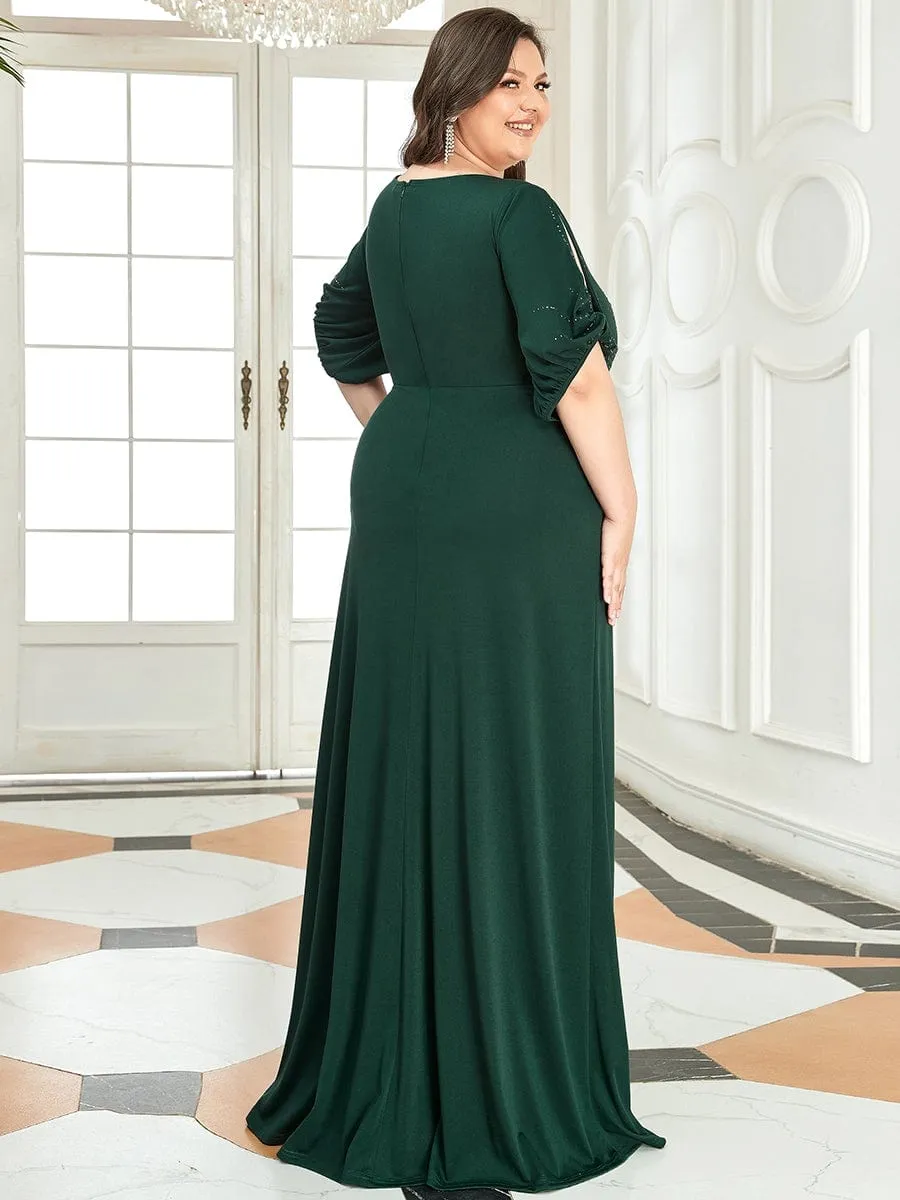 Simple Plus Size Bodycon Maxi Mermaid Formal Evening Dress